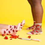 coucou suzette Coucou Suzette - Chaussettes transparentes Fraise  - 36/40
