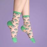 coucou suzette Coucou Suzette - Chaussettes transparentes Oeil - Vert  - 36/40