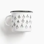 TYPEALIVE Mug émaillé - Doigts d'honneur