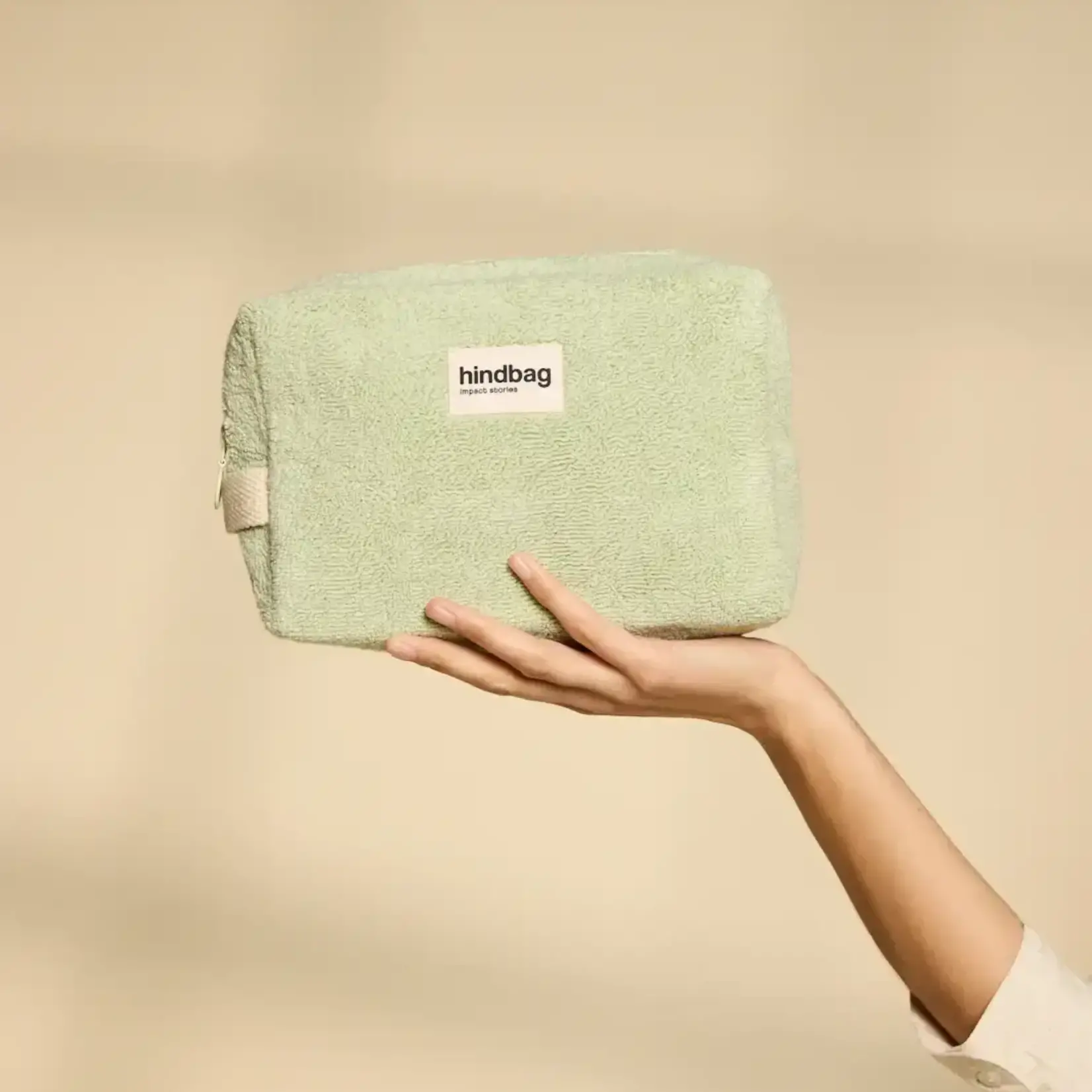 HINDBAG HINDBAG - Trousse de toilette Léon - Eponge vert