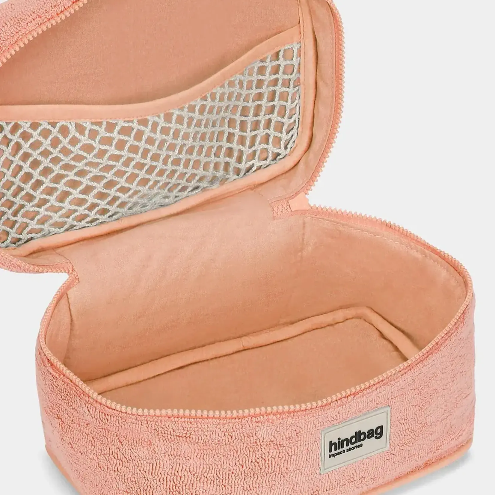 HINDBAG HINDBAG - Trousse de toilette -  Vanity Gaspard - Eponge rose