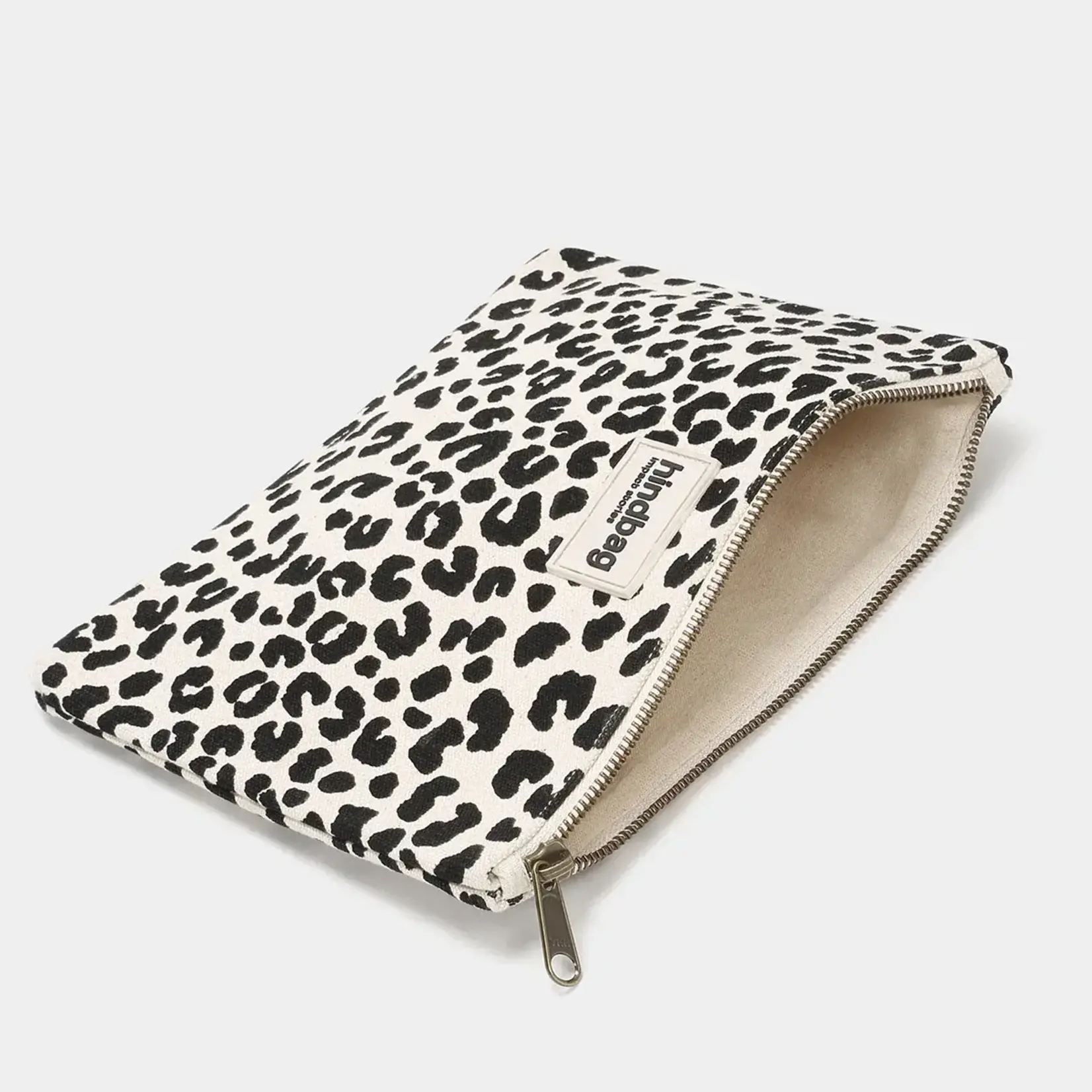 HINDBAG HINDBAG - Pochette - Ema - Leopard Ecru