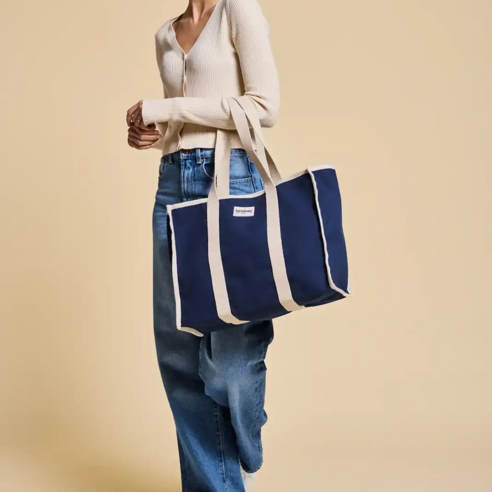 HINDBAG Hindbag - Sac cabas Oscar - Navy