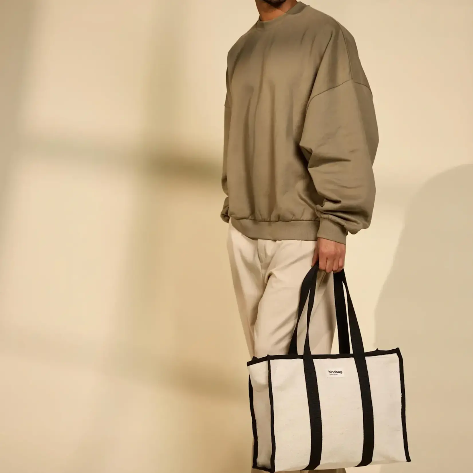 HINDBAG Hindbag - Sac cabas Oscar - Jute