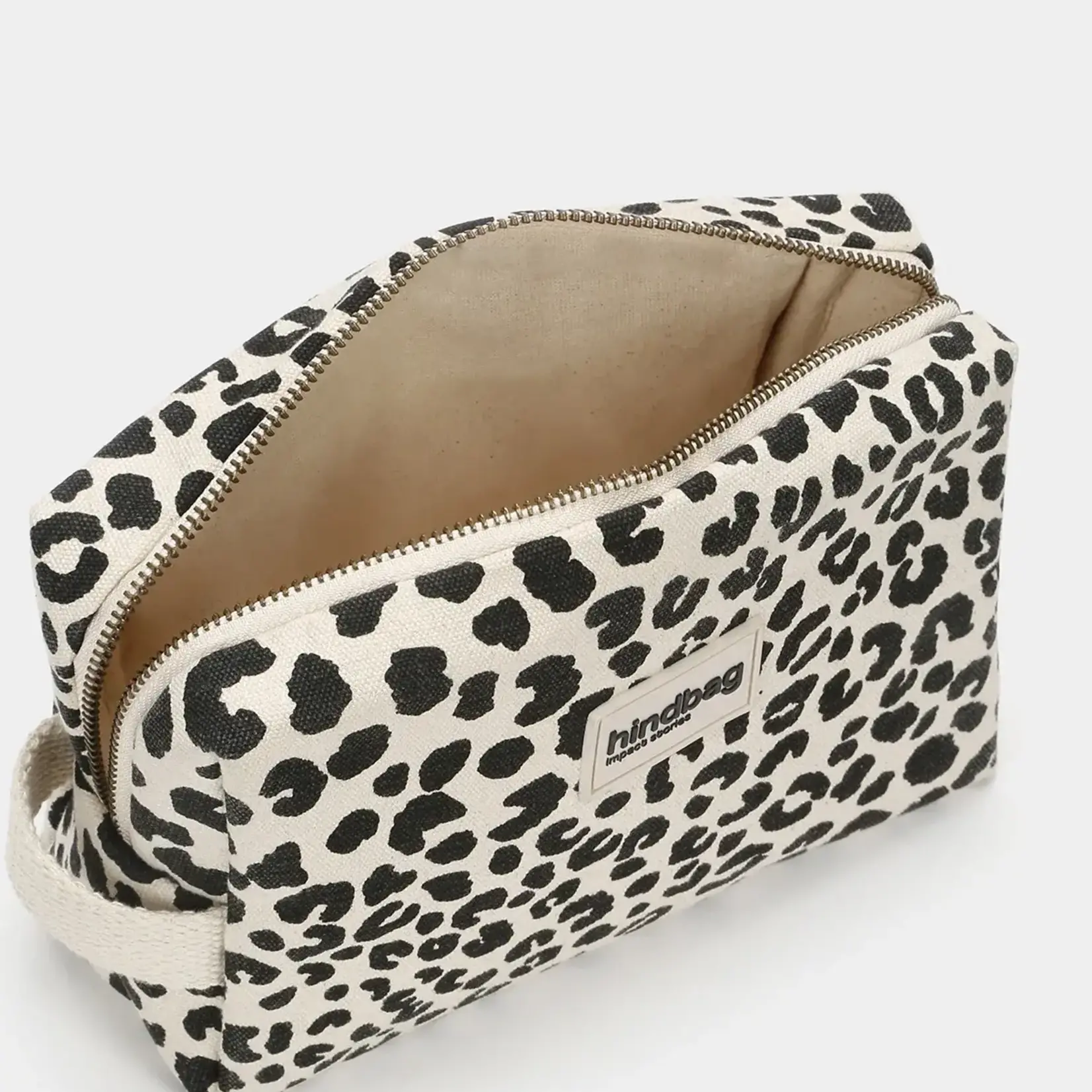 HINDBAG HINDBAG - Trousse de toilette -  Leon - Leopard écru