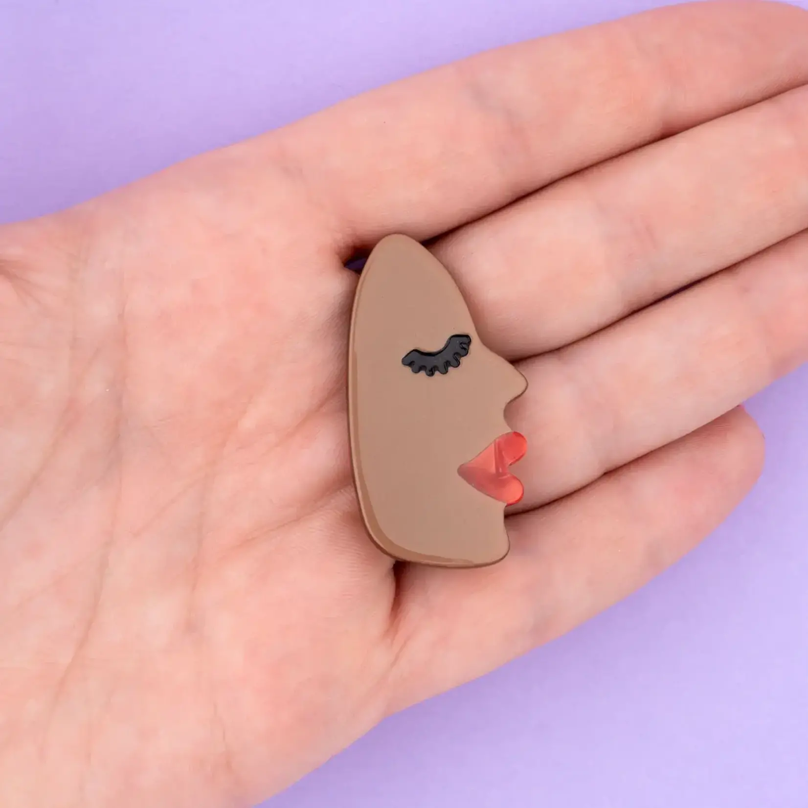 coucou suzette Coucou Suzette - Barrette Visage - Noir