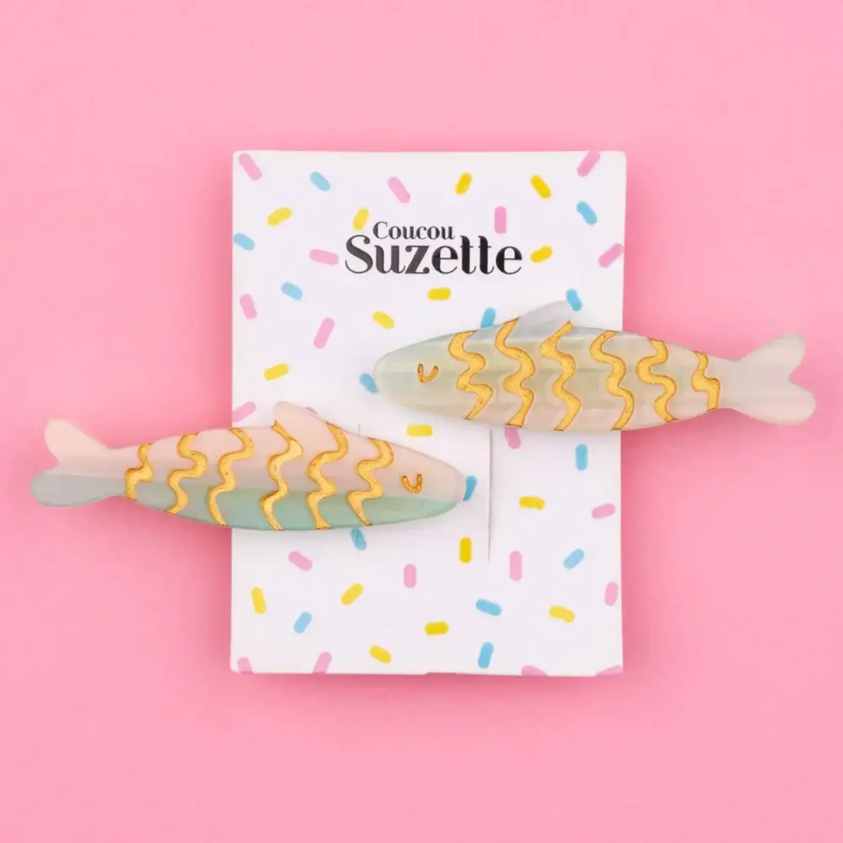 coucou suzette Coucou Suzette - Set barrettes Sardines