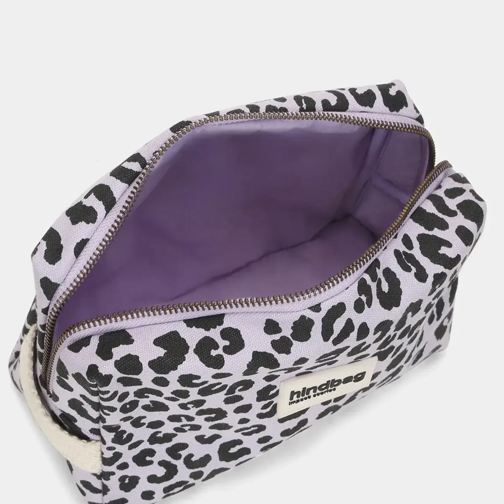 HINDBAG HINDBAG - Trousse de toilette -  Leon - Leopard Lilas