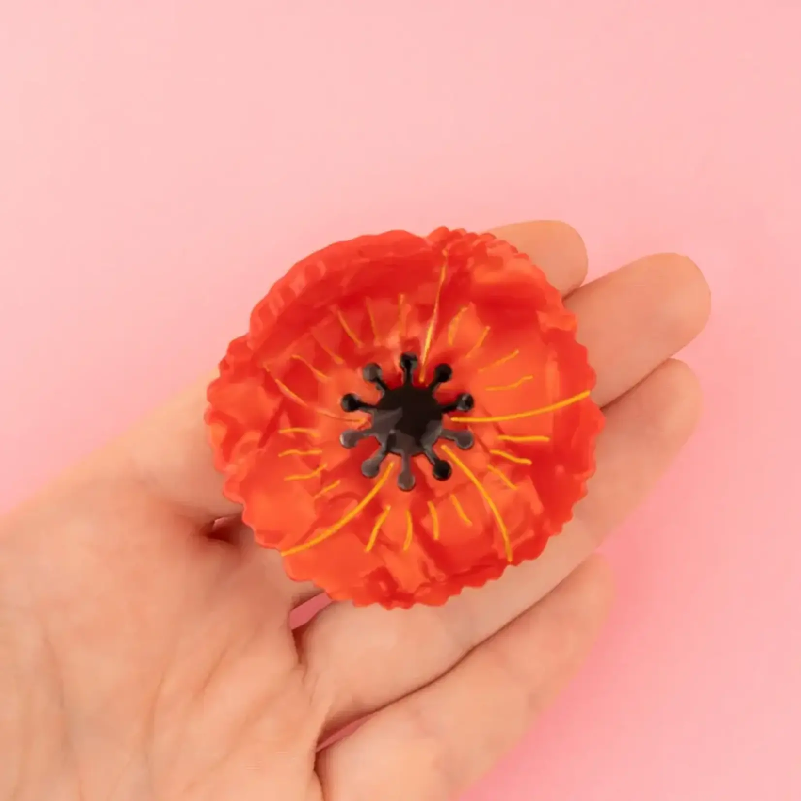 coucou suzette Coucou Suzette - Pince à cheveux Coquelicot