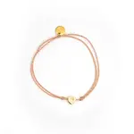 Le Petit Lien de Paris Le Petit Lien de Paris Bracelet Céleste COEUR doré