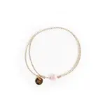 Le Petit Lien de Paris Le Petit Lien de Paris Bracelet Céleste ETOILE nacre rose
