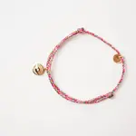 Le Petit Lien de Paris Le Petit Lien de Paris Bracelet Louise framboise Oeil