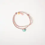 Le Petit Lien de Paris Le Petit Lien de Paris Bracelet Tressé Piu Piu turquoise
