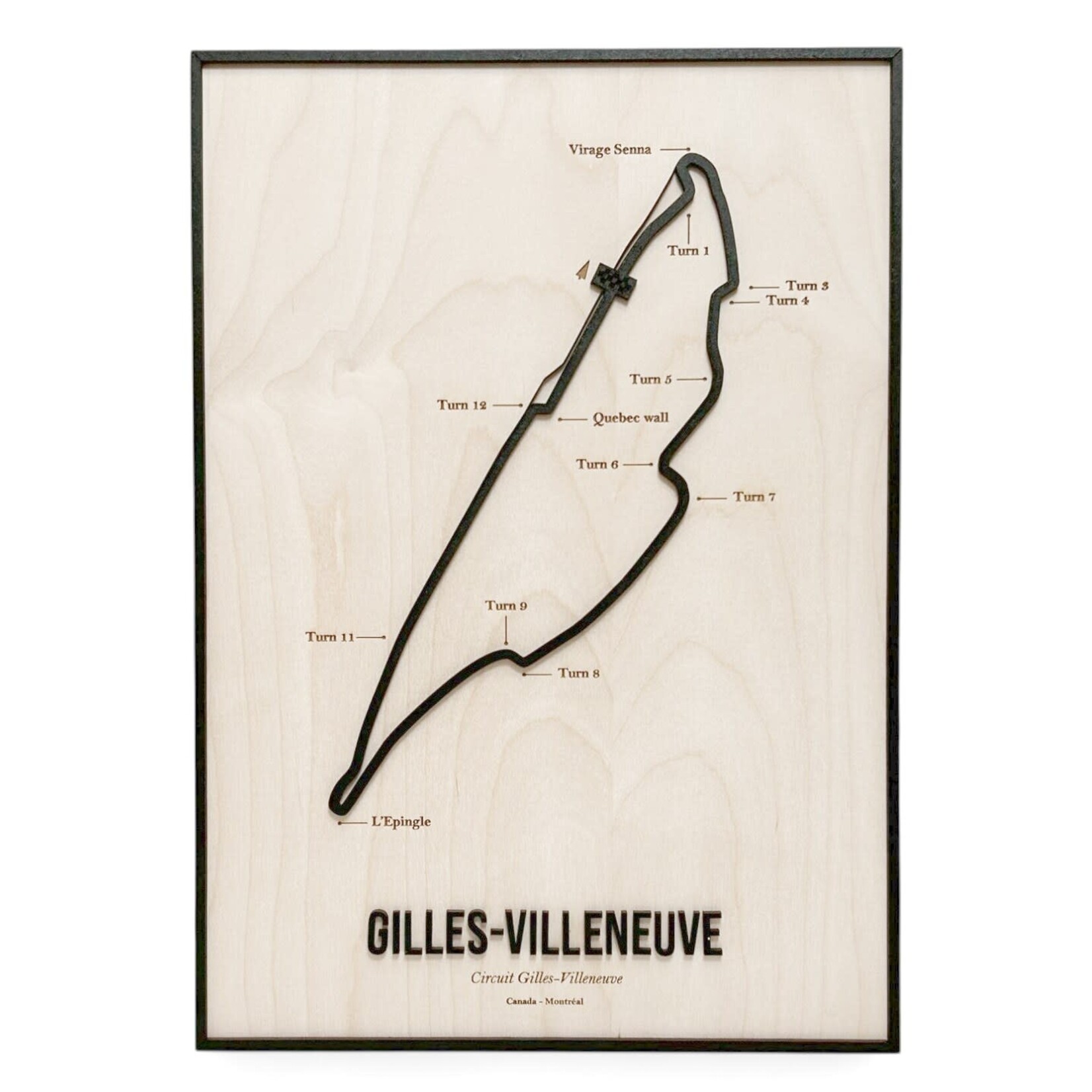One Of A Kind Circuit F1 - Gilles - Villeneuve