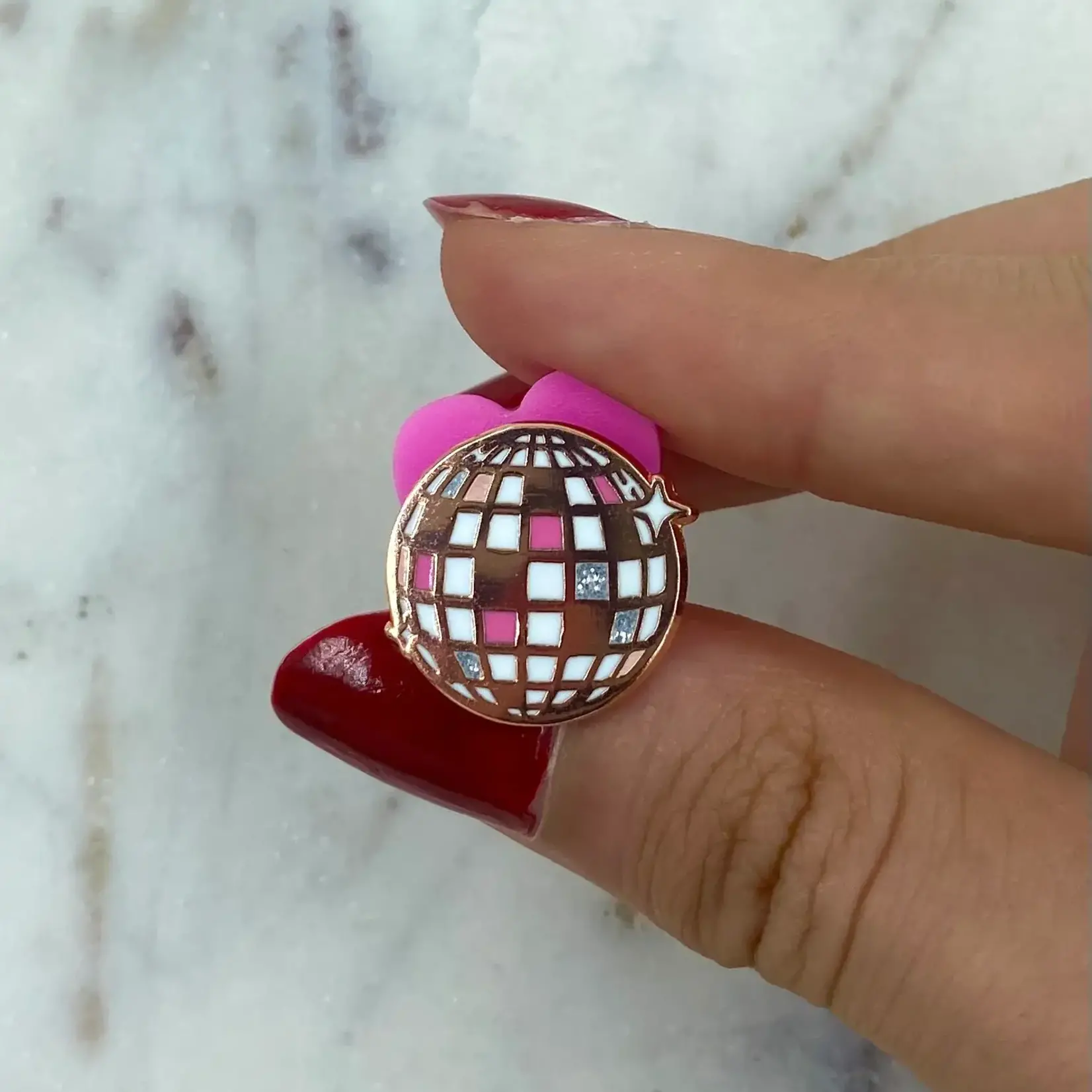 Les Imprimeuses Les Imprimeuses Pin's - Boule disco