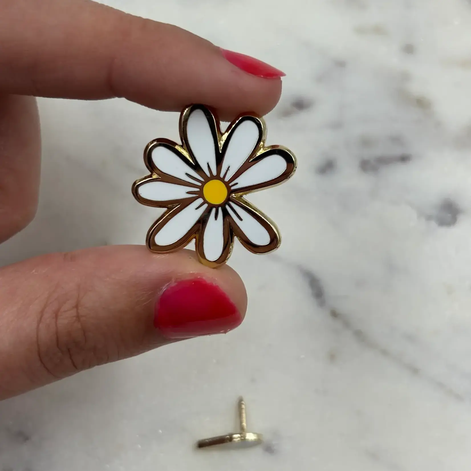 Les Imprimeuses Les Imprimeuses Pin's - Marguerite - A la folie
