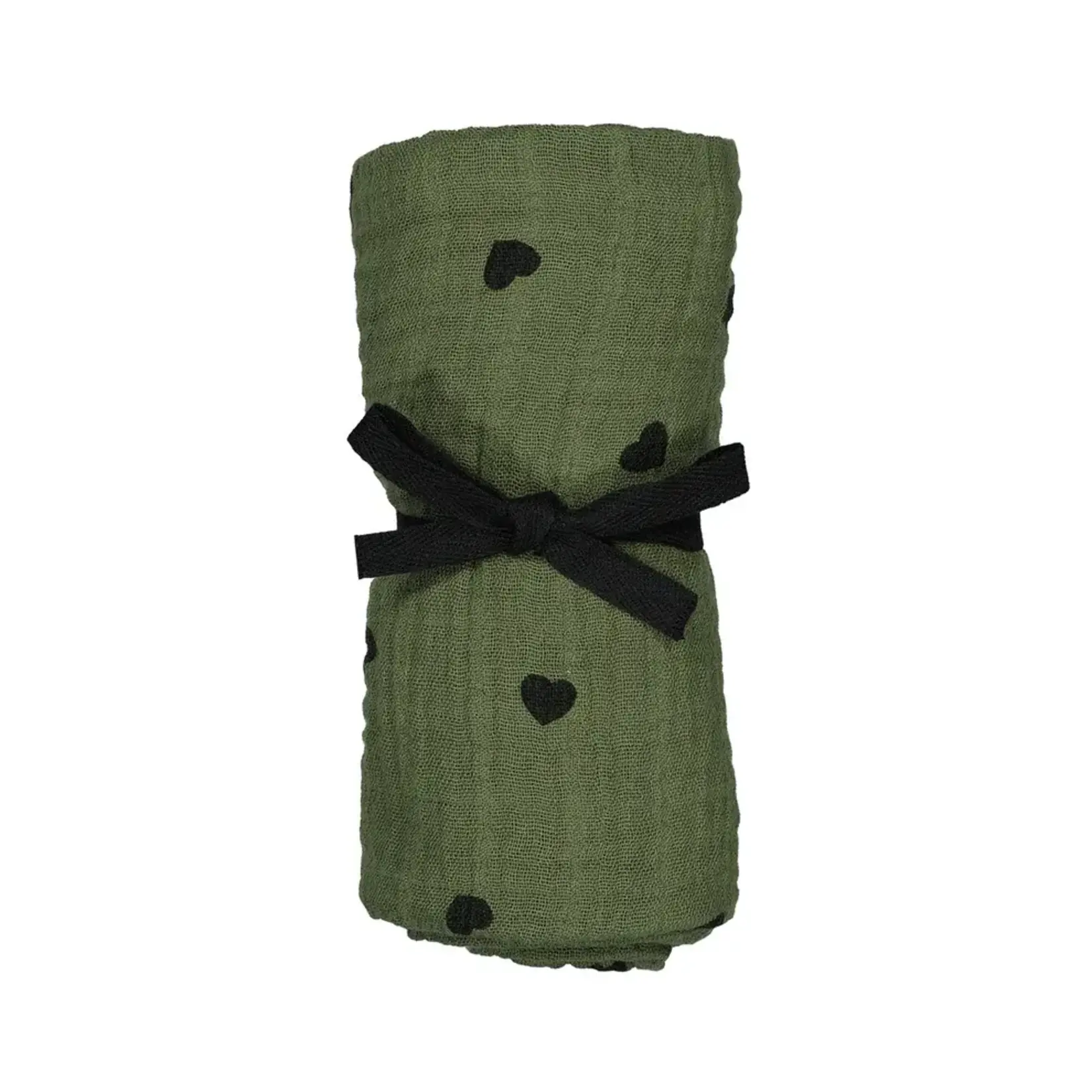 Rose in April Rose in April Foulard Bianca coeur kaki enfant