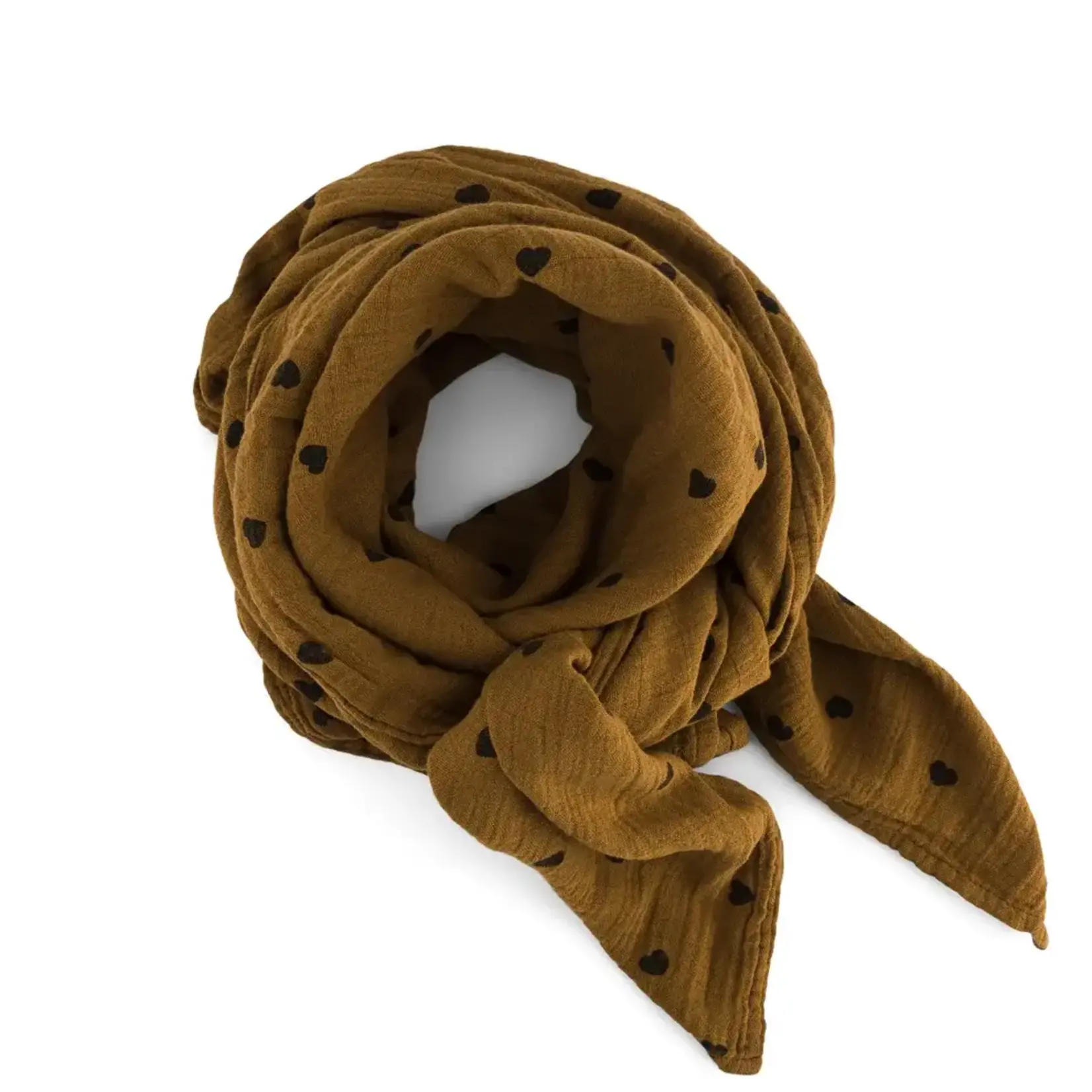 Rose in April Rose in April Foulard Bianca coeur cumin adulte