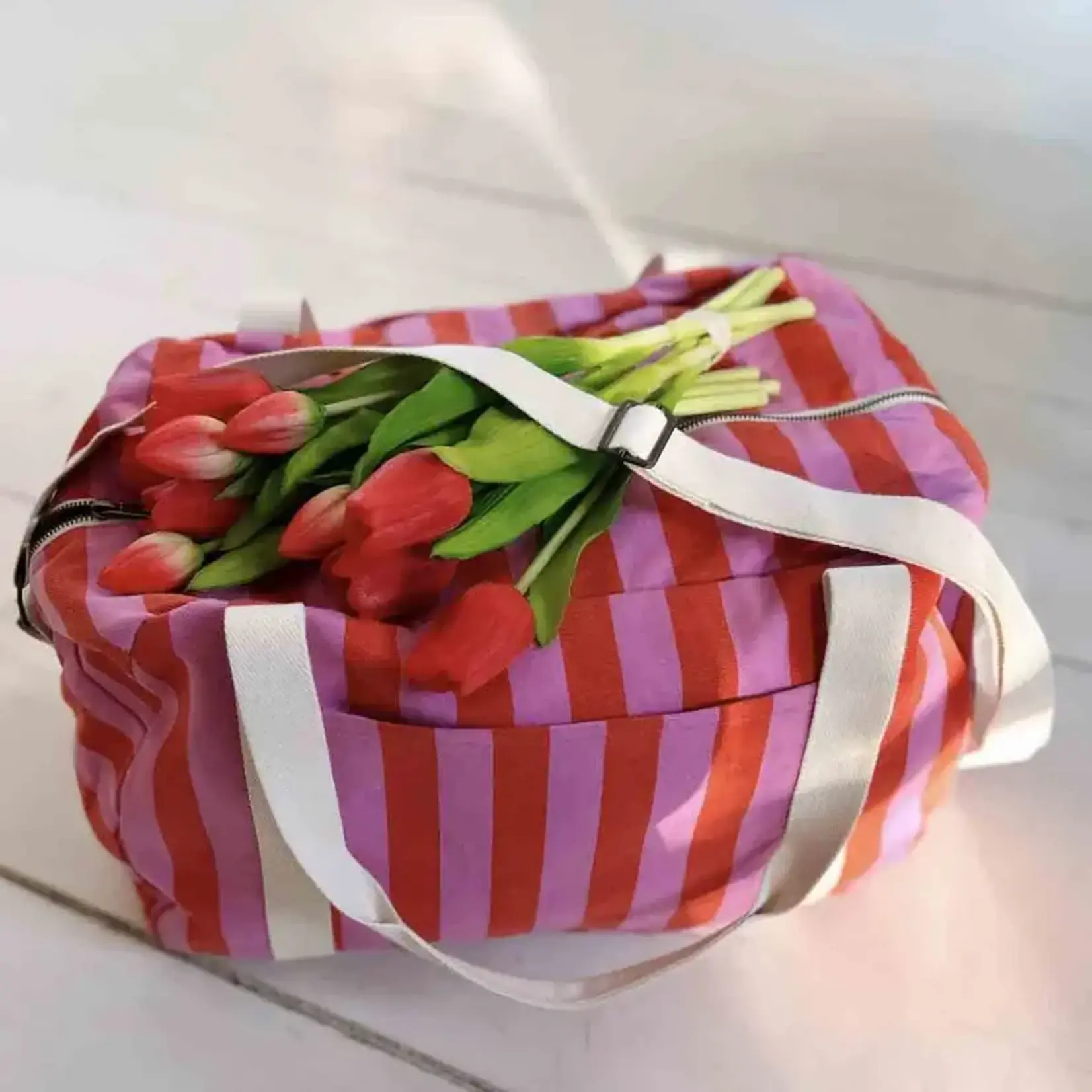 Rose in April Rose in April Sac à langer Raphael Lignes Orchidée/Rouge