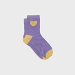 BILLYBELT BILLYBELT Chaussettes Coeur Violet 37/40