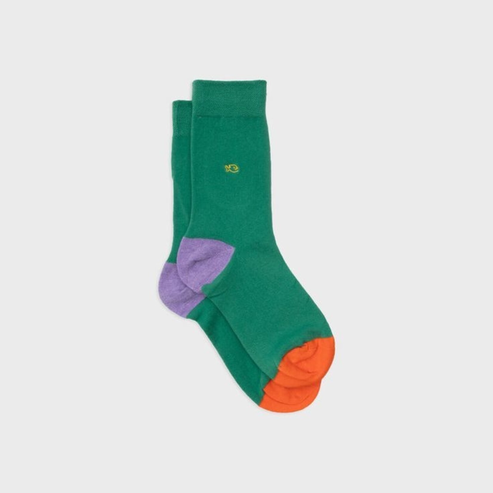 BILLYBELT BILLYBELT Chaussettes  Unies Vert (violet/orange)  41/46