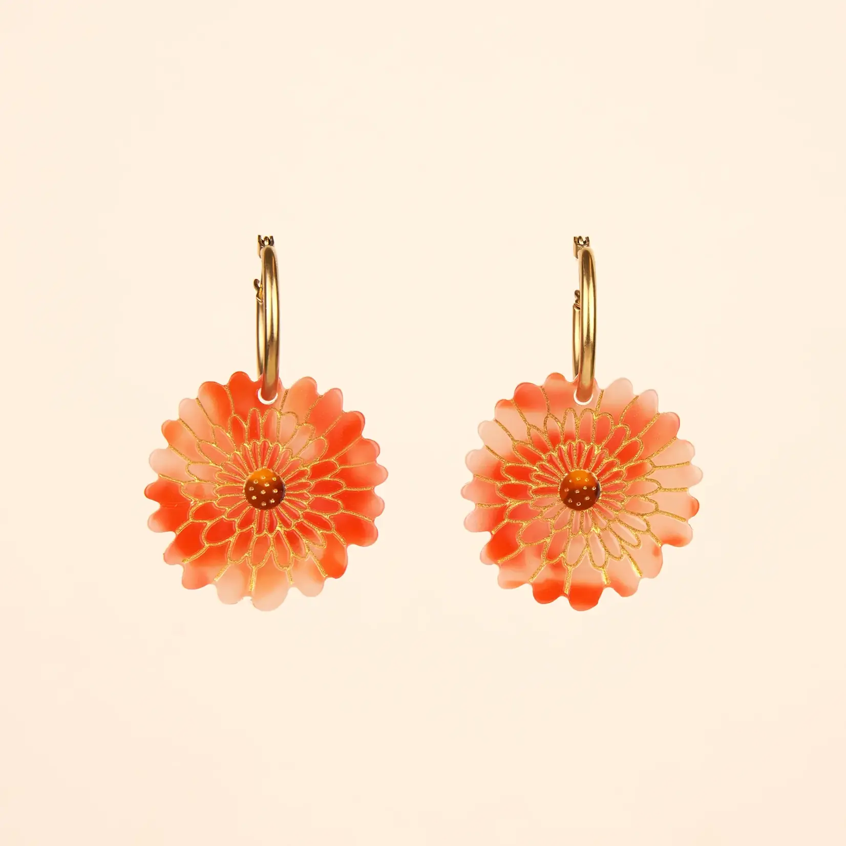 coucou suzette Coucou Suzette - Boucles d'oreilles Dahlia