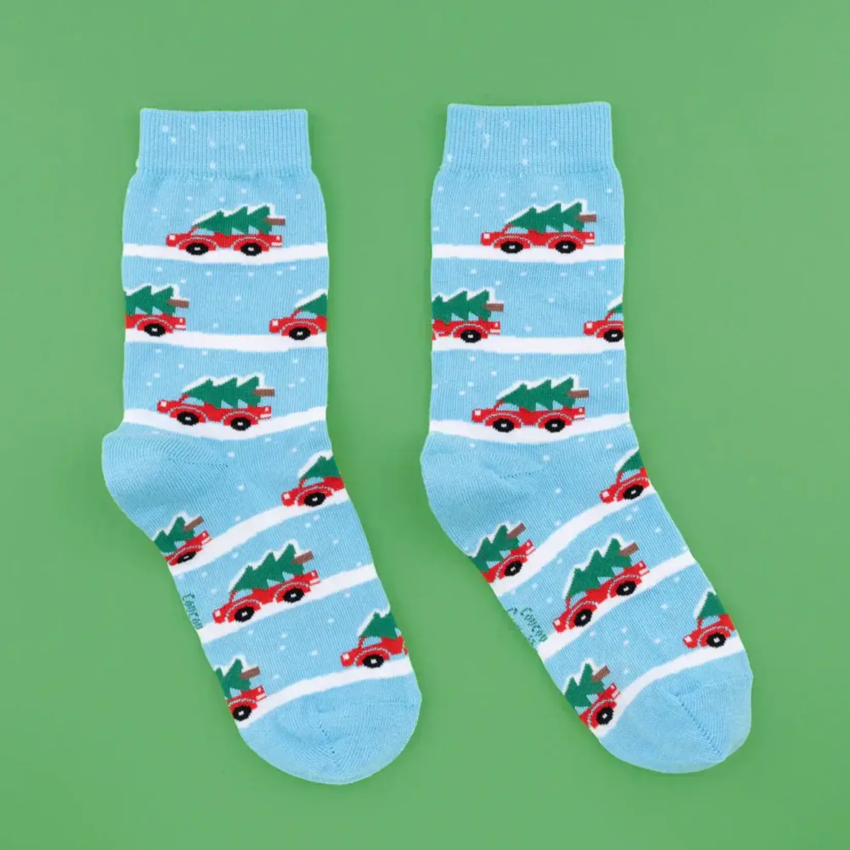 coucou suzette Coucou Suzette - Chaussettes Voiture Sapin  - 35/44