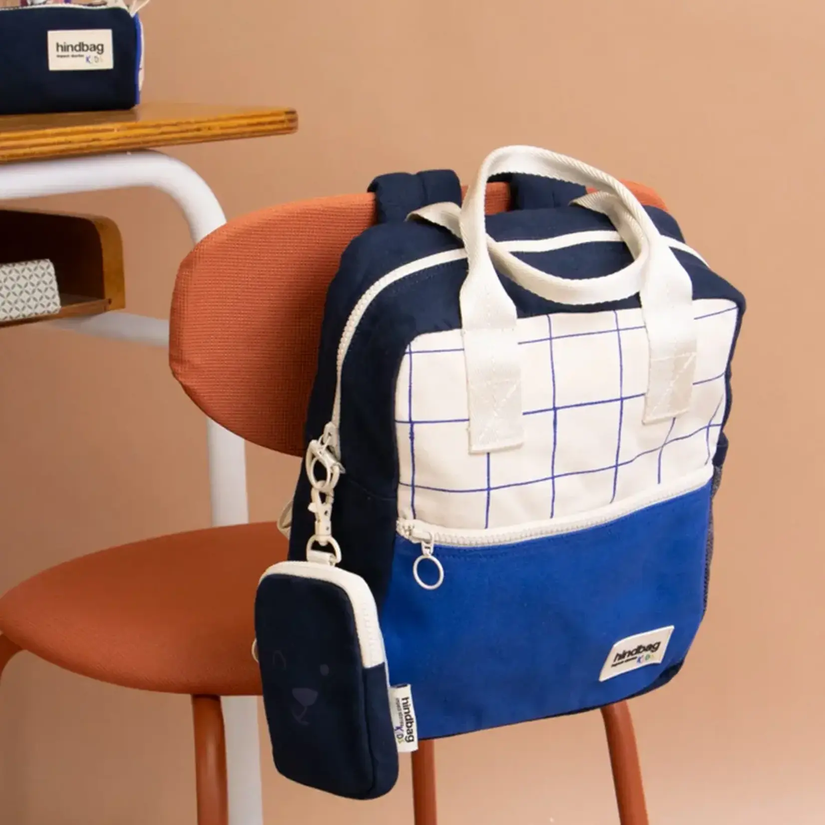 HINDBAG HINDBAG - Sac à dos enfant - Arthur carreaux