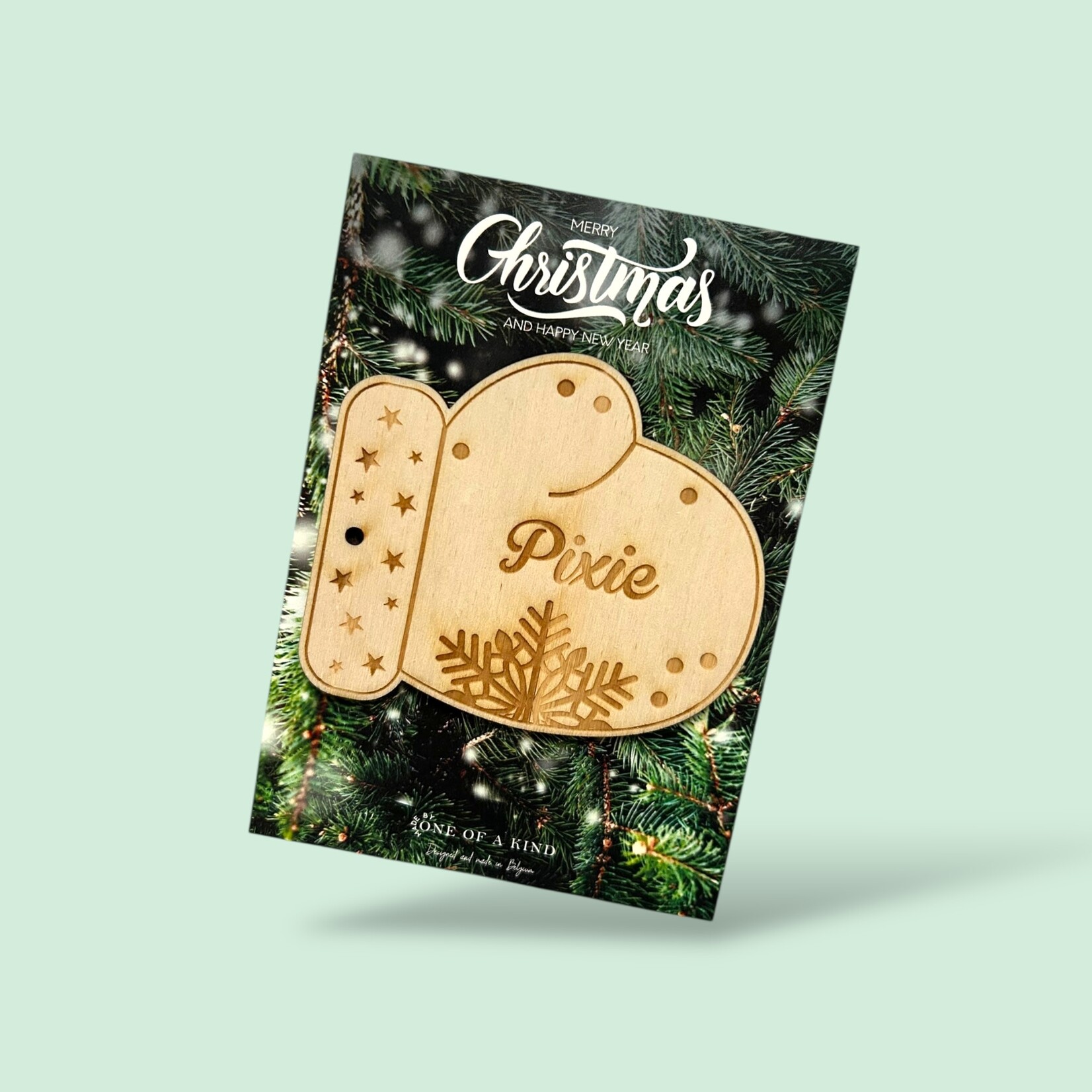 One Of A Kind Lasercut - Boule de noël personnalisée - Gant
