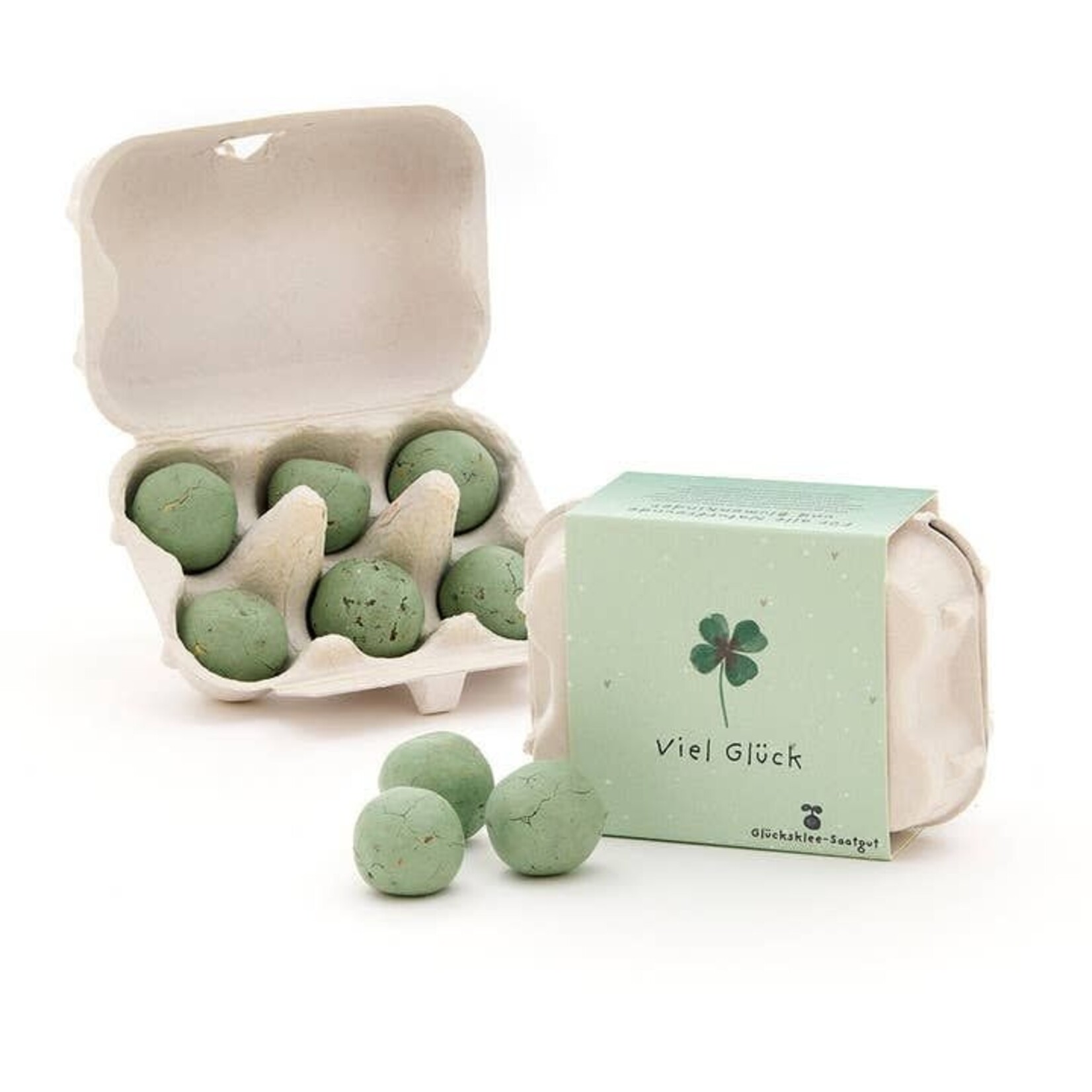 STADGARTNER STADGARTNER - Boite de 6 boules à planter - trèfles à 4 feuilles