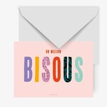 TYPEALIVE - carte postale - BISOUS