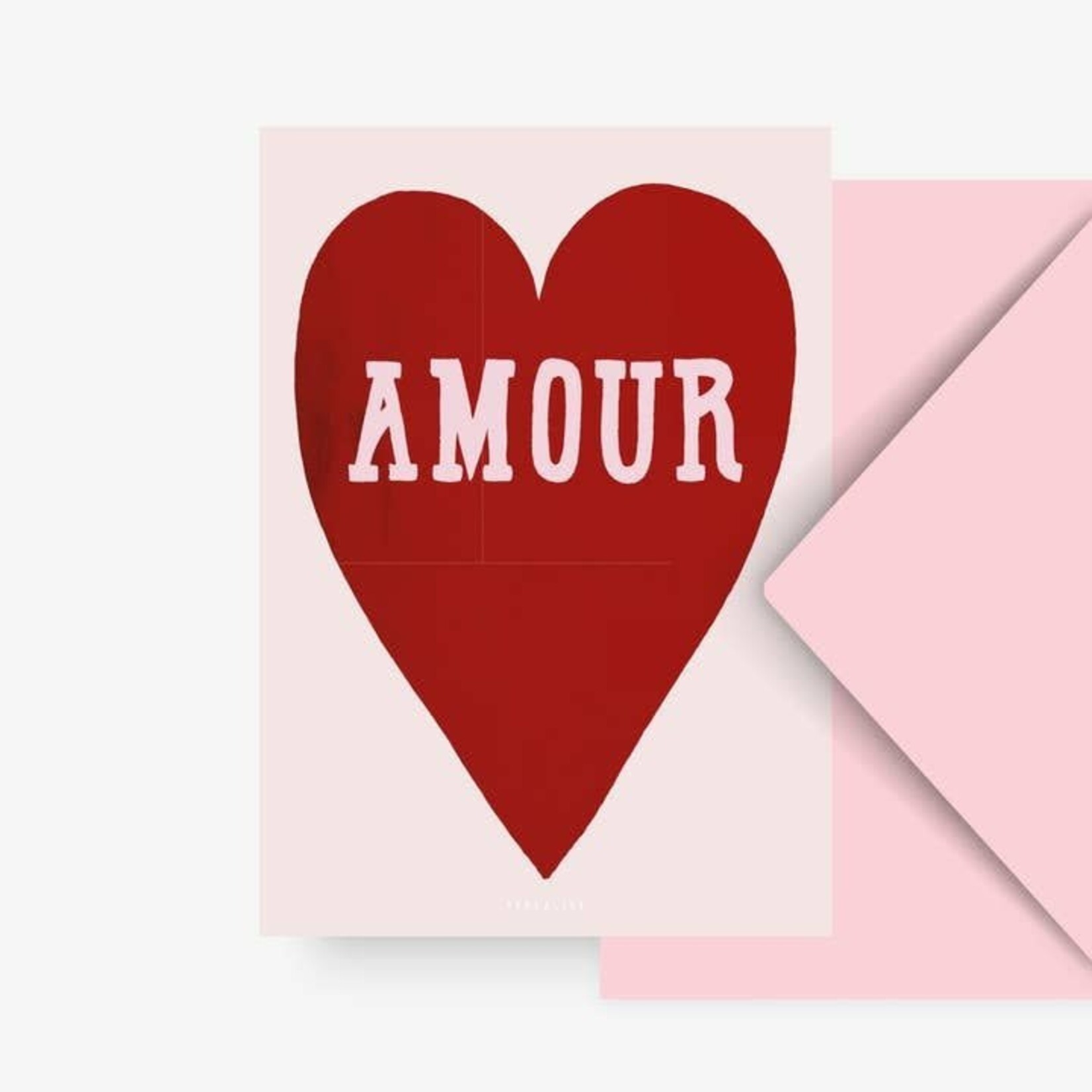 TYPEALIVE - carte postale - AMOUR