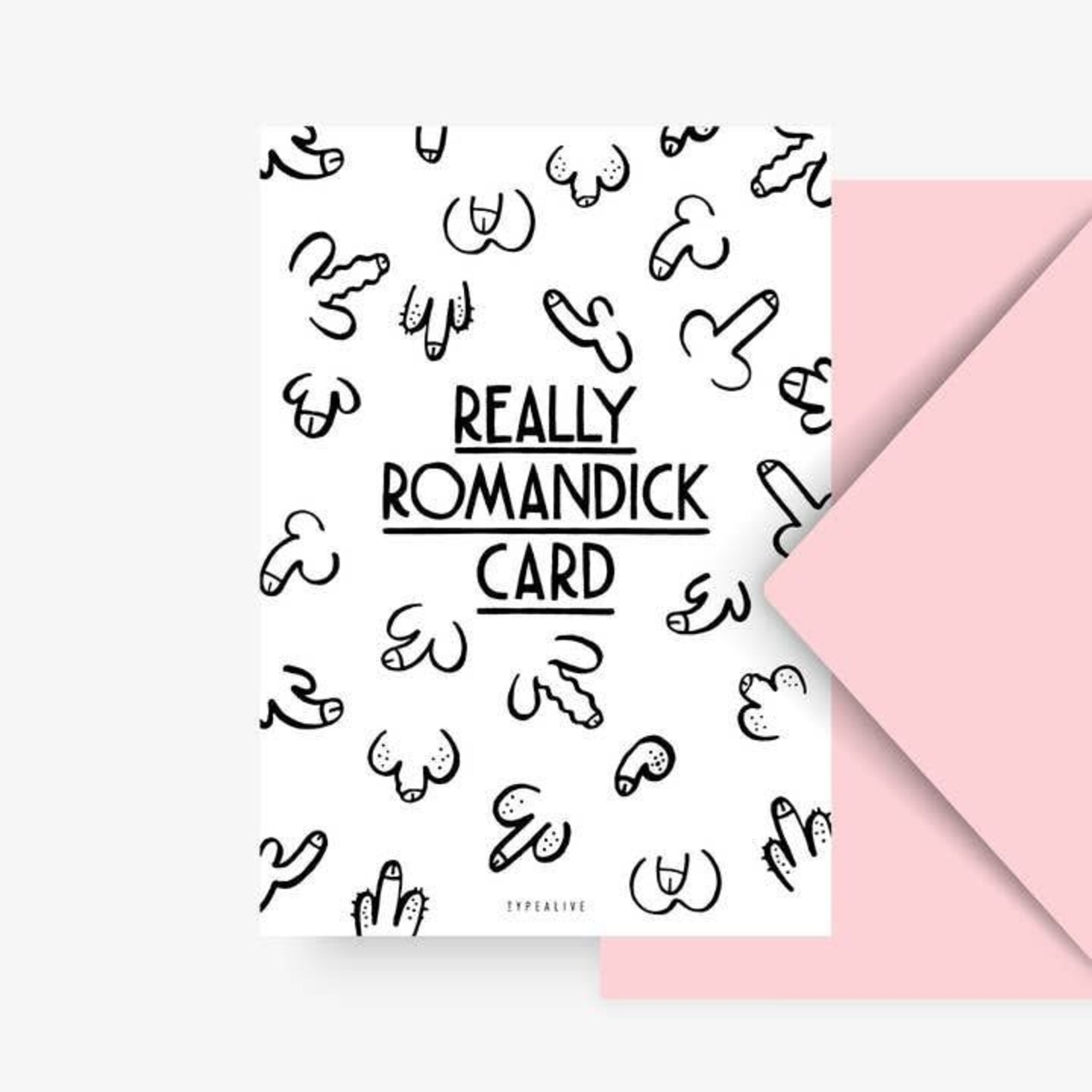 TYPEALIVE - carte postale - Romandick