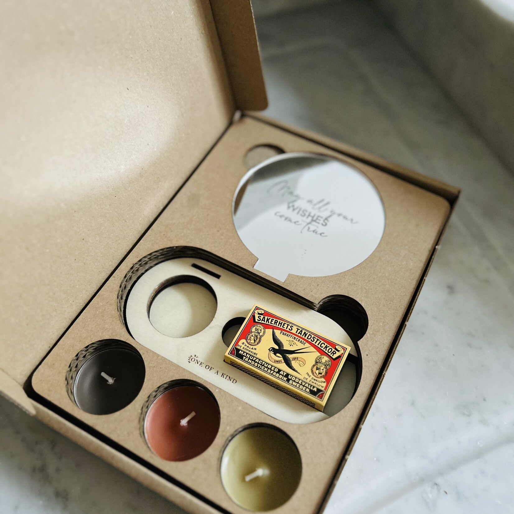 One Of A Kind LASERCUT - Wish Candle EN