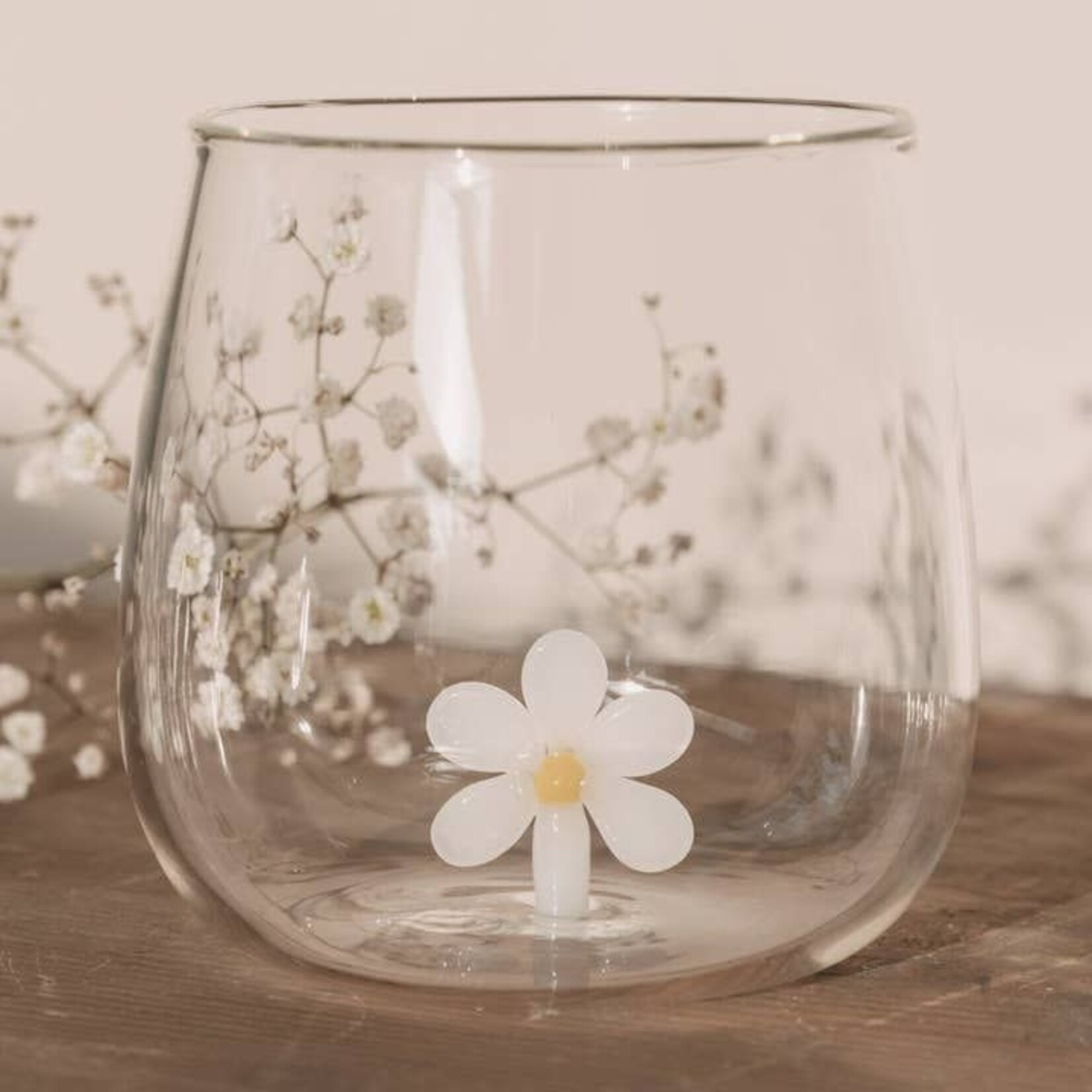 EULENSCHNITT EULENSCHNITT - Verre marguerite 3D