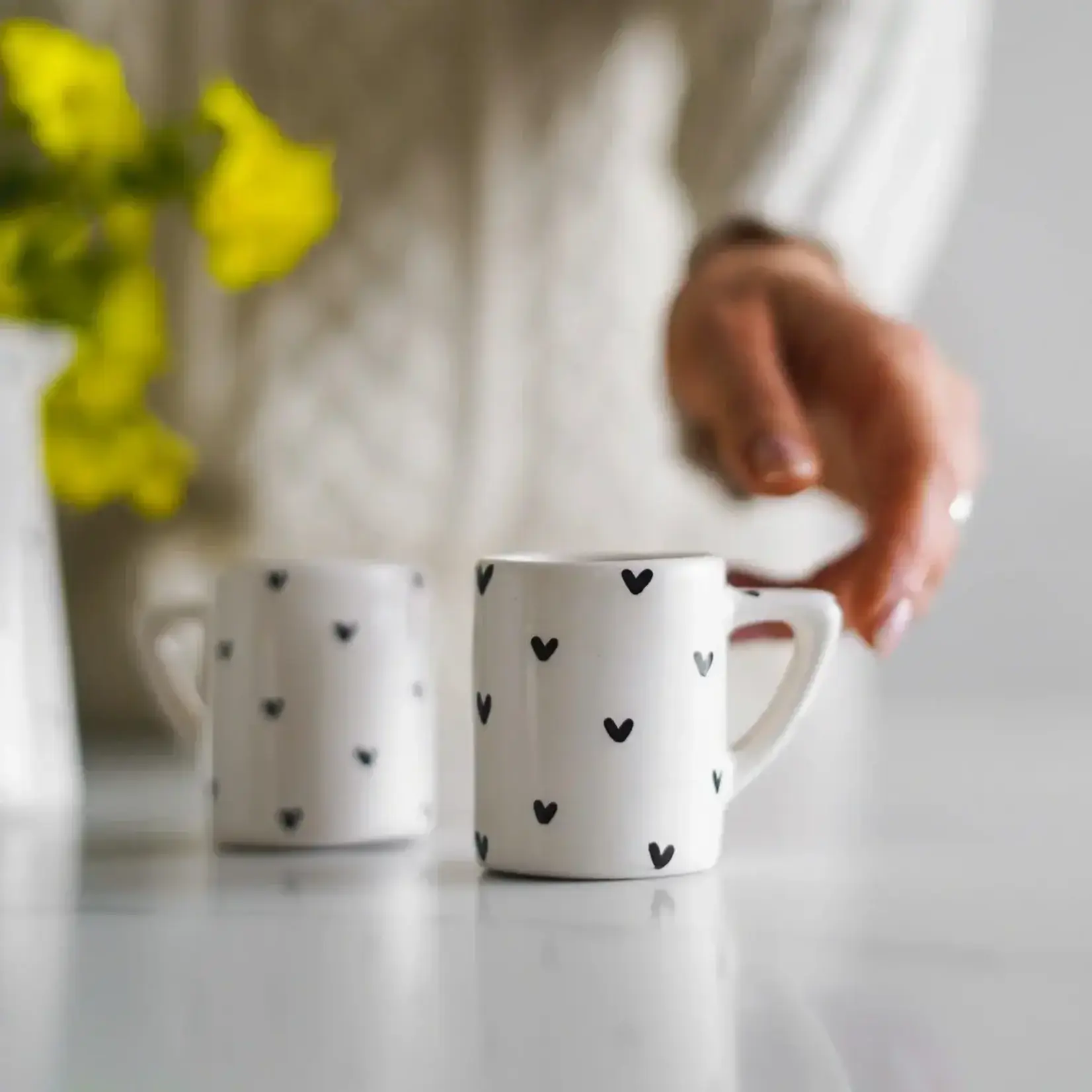 CER AMOR - Duo espresso coeur noir