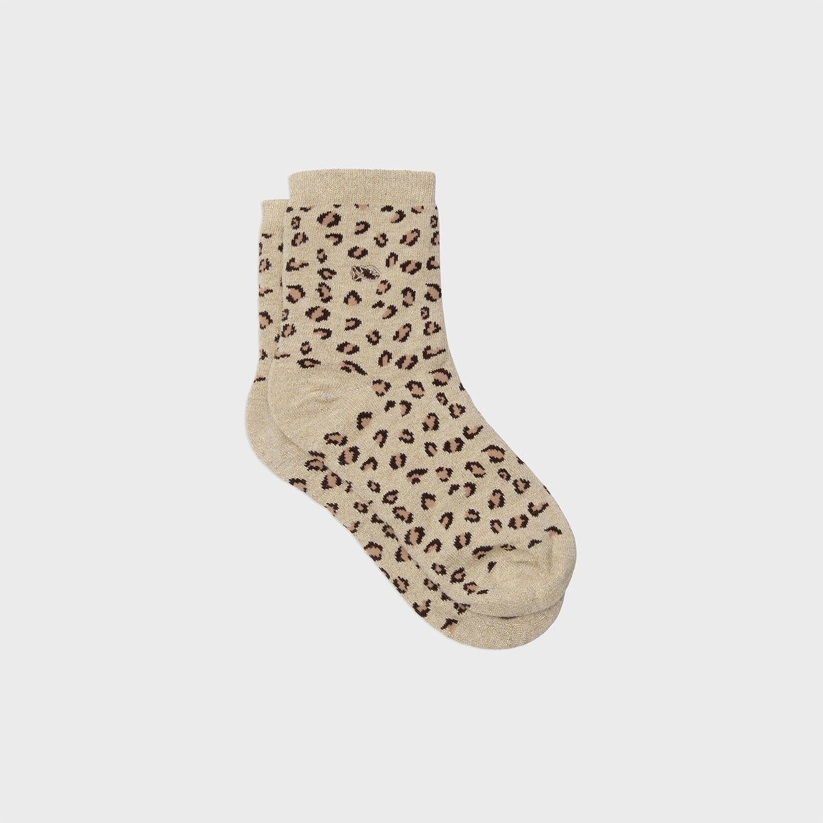 BILLYBELT BILLYBELT Chaussettes Léopard paillettes beige  37/40