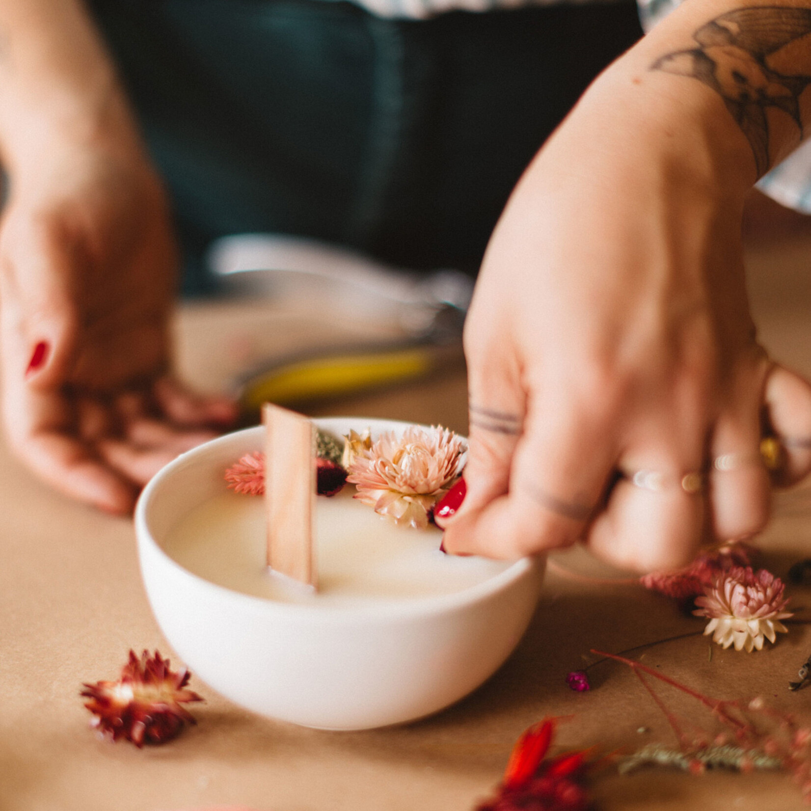 One Of A Kind Atelier bougie fleurie - Mini atelier Inauguration 18 & 19 avril