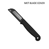 Solingen Solingen Schilmesje - RVS Glad - 16 cm met "Blade Cover" - Zwart - 10 stuks Solingen Solingen Schilmesje - RVS Glad - 16 cm met "Blade Cover" - Zwart - 10 stuks