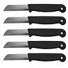 Solingen Solingen Schilmesje - RVS Glad - 16 cm met "Blade Cover" - Zwart - 100 stuks Solingen Solingen Schilmesje - RVS Glad - 16 cm met "Blade Cover" - Zwart - 100 stuks