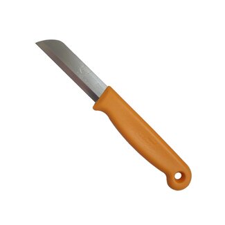 Solingen Schilmesje - RVS Glad - 16 cm met "Blade Cover" - Oranje