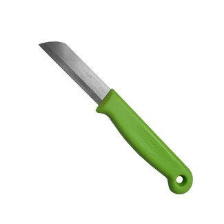 Solingen Schilmesje - RVS Glad - 16 cm met "Blade Cover" - Groen