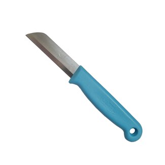 Solingen Schilmesje - RVS Glad - 16 cm met "Blade Cover" - Blauw