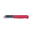 Solingen Schilmesje – RVS Glad – 16 cm met Blade Cover – Rood – 10 Stuks