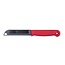 Solingen Schilmesje – RVS Glad – 18,5 cm met Blade Cover – Rood – 10 stuks