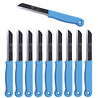 Solingen Solingen Schilmesje - RVS Glad - 18,5 cm met "Blade Cover" - Turquoise - 10 stuks Solingen Solingen Schilmesje - RVS Glad - 18,5 cm met "Blade Cover" - Turquoise - 10 stuks
