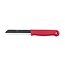 Solingen Kartelmes – Tomatenmes met Kartel – RVS – 18,5 cm met Blade Cover – Rood – 10 stuks