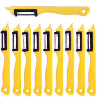 Solingen Dunschiller Enkel Mes – voor Fruit- en Groenteschiller – Kunststof – Geel – 10 stuks Solingen Dunschiller Enkel Mes – voor Fruit- en Groenteschiller – Kunststof – Geel – 10 stuks