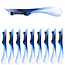 Solingen Dunschiller Star – Dubbel Mes – 19 cm – Bi-Color – Wit met Blauw – 10 stuks