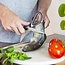 W-Selected Multifunctionele Keukenschaar – 20,5 cm – RVS met Kunststof Heft